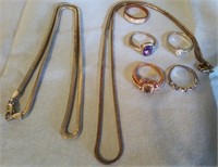 D - MIXED LOT OF COSTUME JEWELRY (J12)