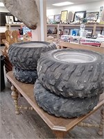 4 ATV tires and wheels