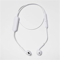 Wireless Bluetooth Flat Earbuds - Heyday™ White