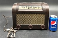 1946 Brandes 1032T Tabletop Radio Bakelite & Wood