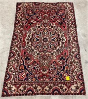 BAKHTYAR HAND KNOTTED WOOL AREA CARPET 10'3" X 6'8