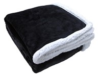 Lot of 4 Oversize Sherpa Blankets 67"" Square