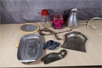 Lot of Glass and Metalware items.