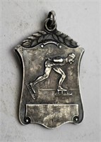 VINTAGE SILVER SPORTS MEDAL