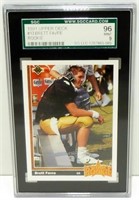 1991 Brett Favre Upper Deck #13 Rookie Card - SGC