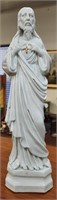 Chinese blanc de chine porcelain Jesus figure.