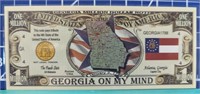 Georgia million dollar banknote