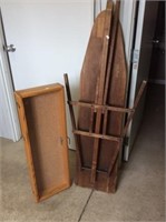 Wooden Ironing Board, Display Case