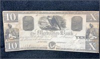 Merchant Bank 10 Dollar Bill