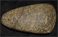 4 1/2" Speckled Granite Celt found in Pettis Count