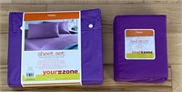 Twin size to bedset/bed skirt