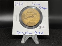 1968 Salem, Oregon Medal