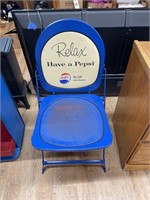Pepsi Metal Folding Chair