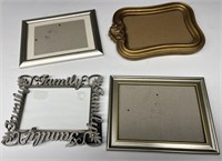 Lot of Four Assorted Picture Frames