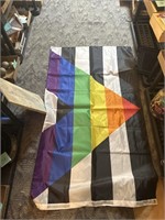 Printed LGBTQ Gay Straight Ally Flag, Gay