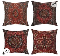 Throw Pillow Covers - 4 Pack