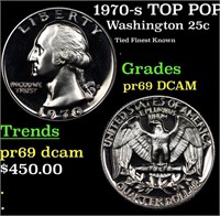 Proof 1970-s Washington Quarter TOP POP! 25c Grade