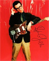 Elvis Costello signed promo photo