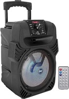 Pyle 400w Portable Bluetooth Pa Loudspeaker - 8”