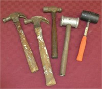 Lot of 5 Hammers