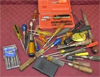 Lot of screwdrivers and more