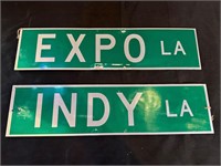 Expo LN & Indy LN Street Signs