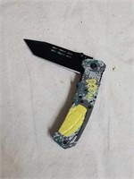 New grenade design pocket knife with 3 inch blade