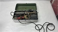 Soldering iron lot with toolbox