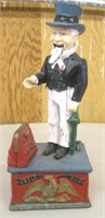 Vintage Metal Uncle Sam Bank