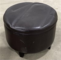 (W) 
Faux Leather Upholstered Storage