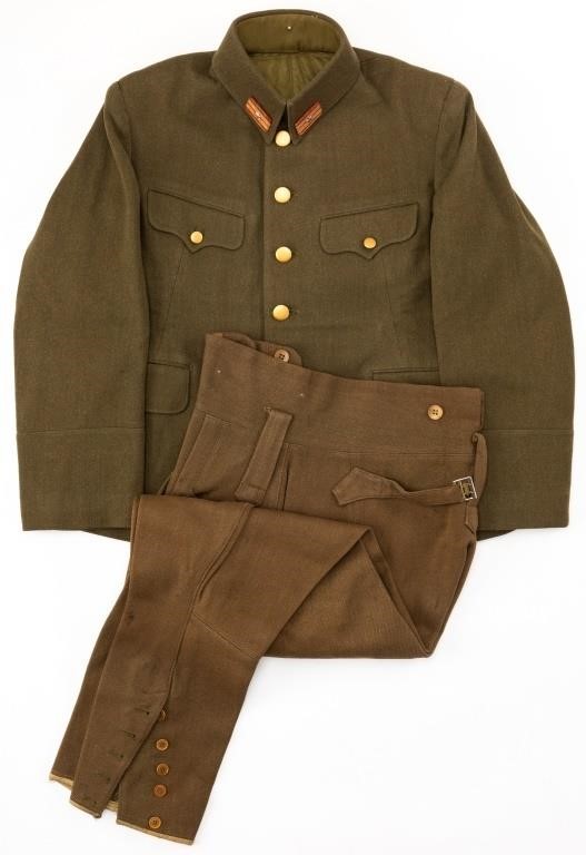 WWII Japanese Army Officer's Tunic and Breeches