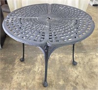Cast Metal Outdoor Dining Table