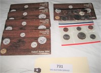 (5)  1985 US MInt Uncirculated Coin Sets