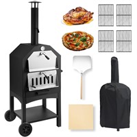 Dawmilon Outdoor Pizza Oven, Wood-Fired Pizza Oven