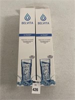 2 PIECES BELVITA WATER FILTER