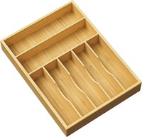 Bamboo 13 Organizer - 7 Slot Utensil Tray