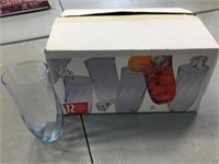 12 PIECE BEVERAGE GLASSES IN BOX