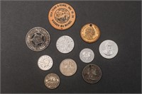 MIXED BAG OF TOKENS AND CURRENCY