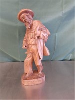 Hand carved Wood Old Man
