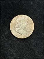 1962 Benjamin Franklin Half Dollar