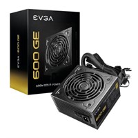 EVGA 600 GE, 80 Plus Gold 600W, Eco Mode, 5 Year