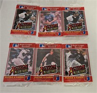 1984 Baseball Action Allstars Baseball Packs x 6