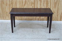 Vintage Mahogany Piano Bench w/ Hinged Seat