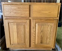 Oak Base Cabinet