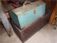 (2) tool boxes and contents full of hand tools