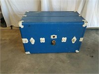 Vintage blue trunk