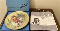 Mothers Day Plate by Hibel - NIB - Knowles Brand