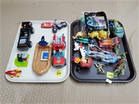 2 Trays of Lego Toys & Assorted Toys