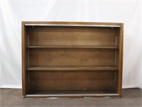 Open Wood book case with 2 shelves