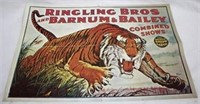 Ringling Bros circus 17 x 25 poster